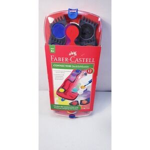 Vintage FABER-CASTELL Watercolor Connector Paint Box 12